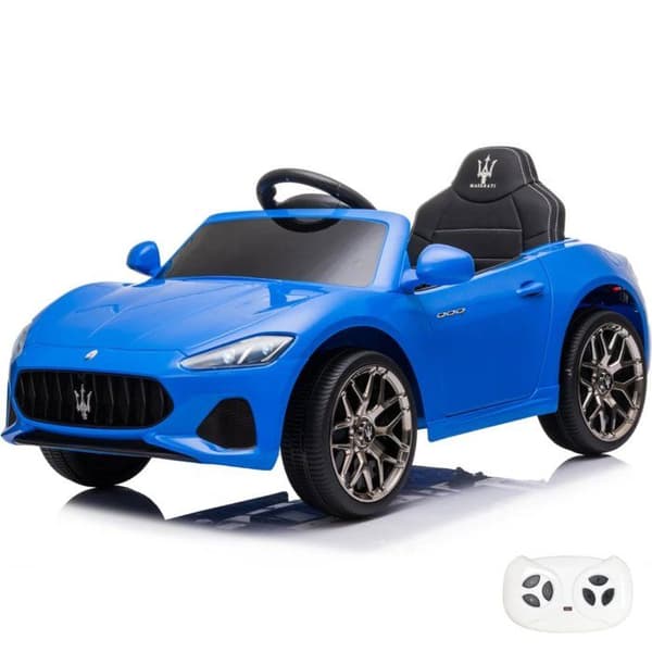 Elbil Barn 12V - Maserati GranCabrio - 1 till 5 år - Blå