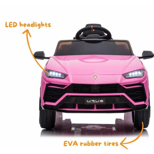 Barn Elektrisk Bil 12V - Lamborghini Urus - 1 till 6 år - Rosa