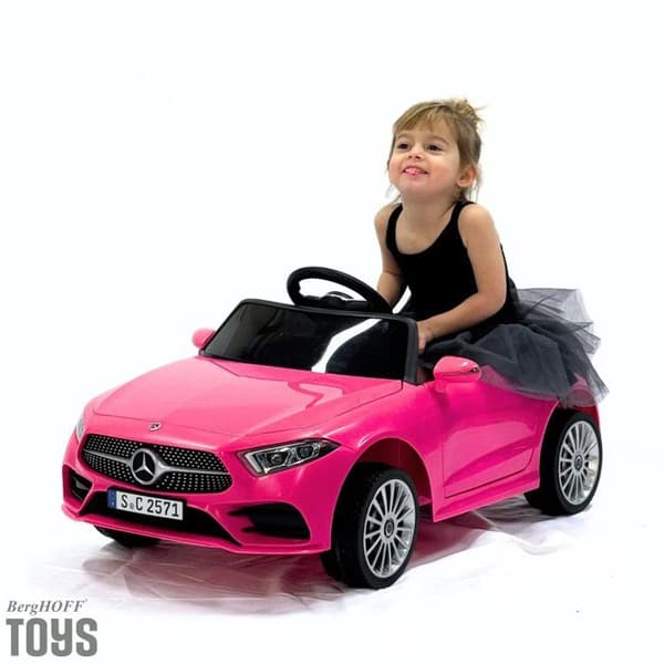 Barnbil Mercedes CLS350 - 12V batteri - 1 till 5 år - Rosa