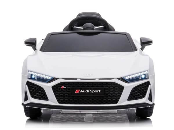 Audi R8 Sport Elektrisk Børnebil - Realistisk Hvid Køretøj med Forældrefjernbetjening