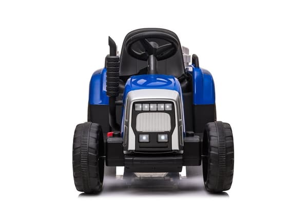 Elektrisk Ride-On Traktor med Tilhænger & Fjernbetjening til Børn, LED-lys, Musikpanel, 2 Hastigheder, 2-års Garanti
