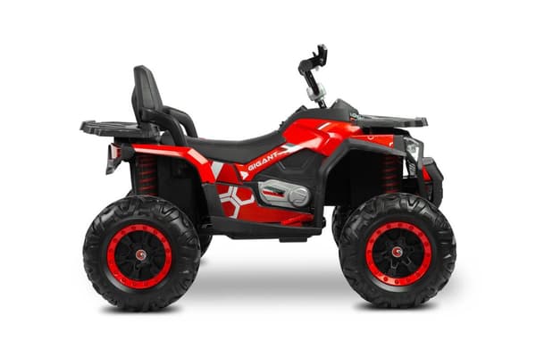 AKKUKÄYTTÖINEN AJONEUVO QUAD GIANT - PUNAINEN