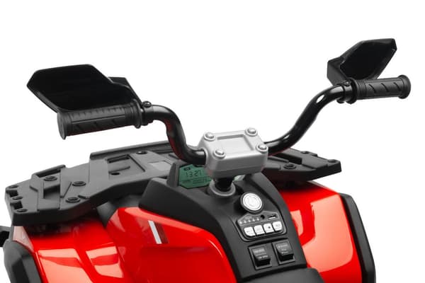 AKKUKÄYTTÖINEN AJONEUVO QUAD GIANT - PUNAINEN