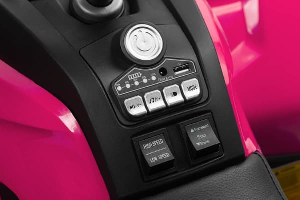 BATTERIDREVET KØRETØJ QUAD GIANT - PINK