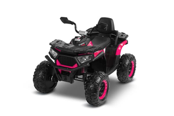 BATTERIDRIVET FORDON QUAD GIANT - ROSA