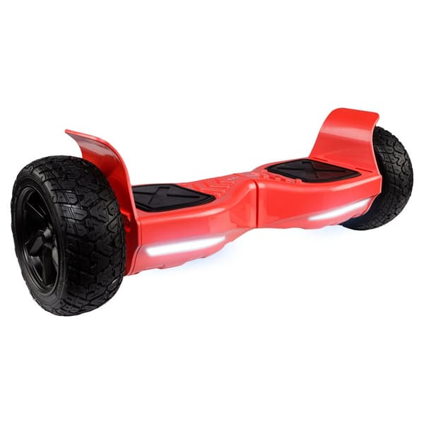 Paket Hoverboard Comfort Go Kart 8.5 tums, Hummer Red, Standard Räckvidd och Svart Comfort Hoverkart, Smart Balance