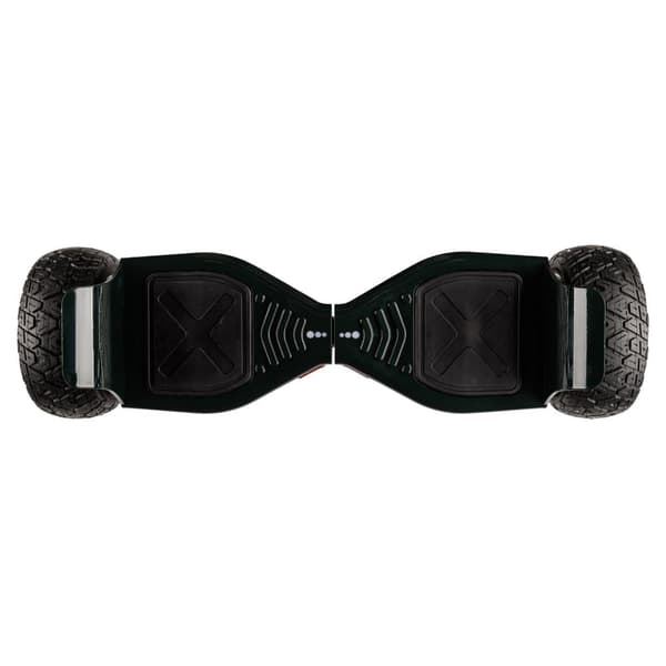 Pakke Hoverboard Go Kart med Støddæmpere, 8.5 tommer, Hummer Green, Standard Rækkevidde, og Sort Hoverkart med Støddæmpere, Smart Balance