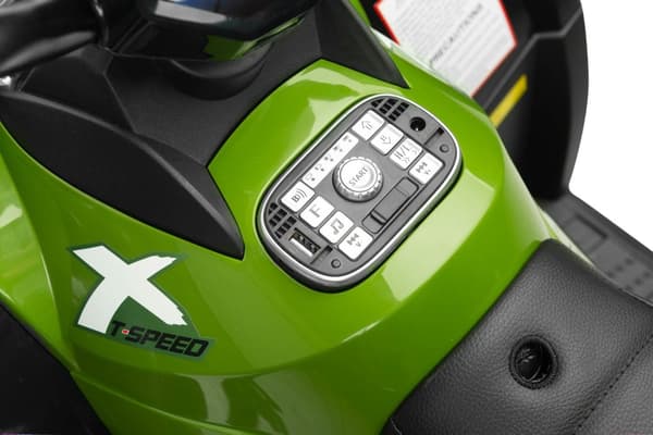 BATTERIDREVET KØRETØJ RUSH - ARMY GREEN