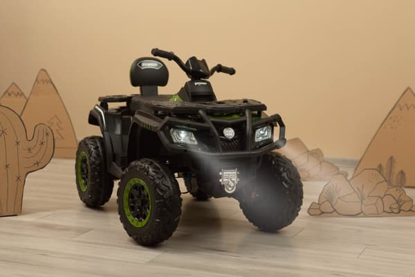 BATTERIDREVET KØRETØJ RUSH - ARMY GREEN