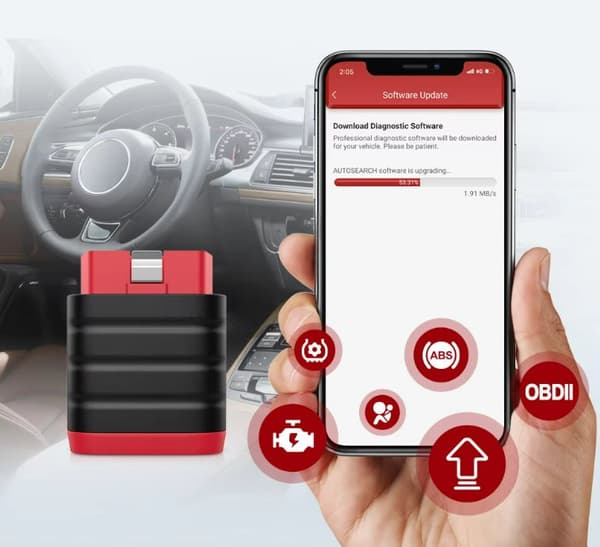 THINKDIAG MINI OBD2 -SKANNERI AUTOMAATTISEEN TÄYTEEN OBD 2 -toimintojärjestelmän diagnostiikkatyökalu auton diagnoosikoodinlukija PK ELM327