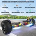 Miniatyrbild 5 av 6: Hoverboard 8,5 tum Hummer All Terrain LED Bluetooth med kraftfull motor Hip-hop idealisk present