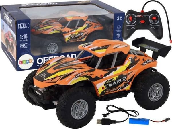 Elbil Leantoys - 17362 - Radiostyrd terrängbil Auto 1:16