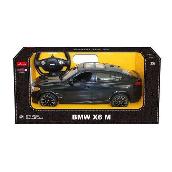 Elbil Jamara - 402122 - BMW X6 M 1:14 2,4 GHz Transparent Vindruta, LED-belysning, RC-bil
