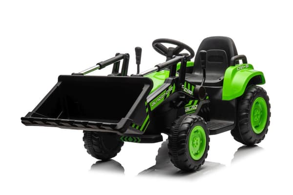 Rechargeable tractor with bucket BW-X002A Green
