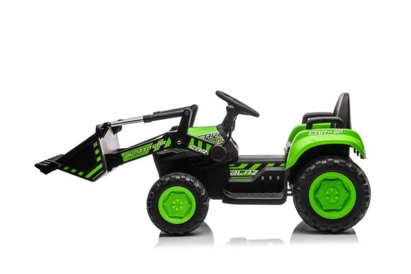 Rechargeable tractor with bucket BW-X002A Green