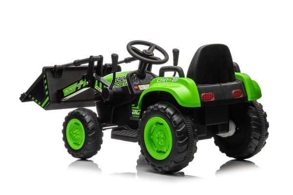 Rechargeable tractor with bucket BW-X002A Green