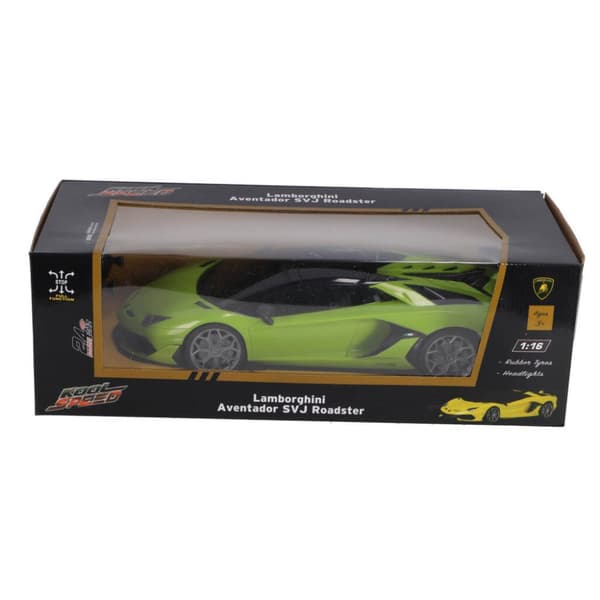 RC Lamborghini Aventador SVJ Roadster 1:16 + Lys neongrøn