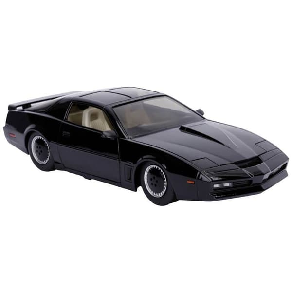 Metal Fantasy Car 1:24 JADA - K.I.T.T. - Svart - Samling med lampor