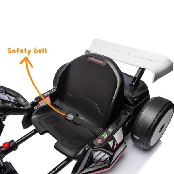 Audi Driftsbil för Barn - 24V Batteri - 5 till 12 år - Vit