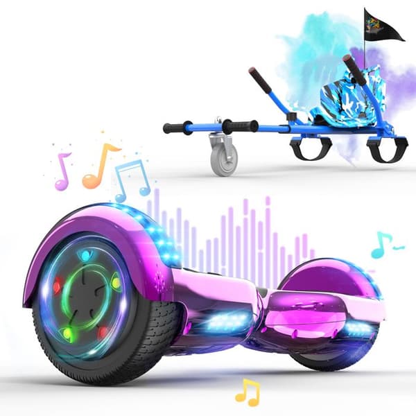 Pack Hoverboard rosa och Hoverkart blå - RCB - Superpresent till Barnen