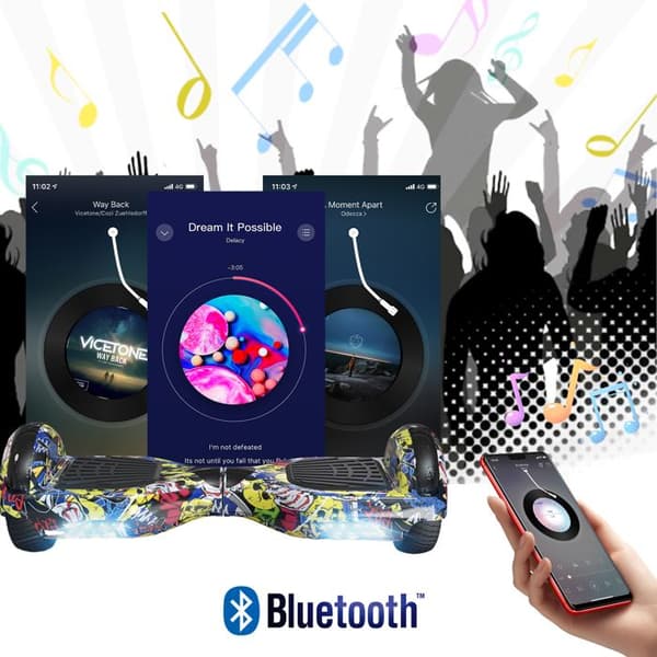 Pack Hoverboard hip-hop och Hoverkart hip-hop - RCB - Superpresent för barnen
