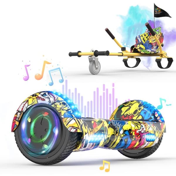 Pack Hoverboard hip-hop och Hoverkart hip-hop - RCB - Superpresent för barnen
