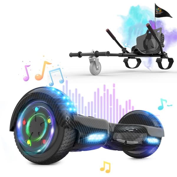 Pack Hoverboard svart och Hoverkart svart - RCB - Superpresent för barn