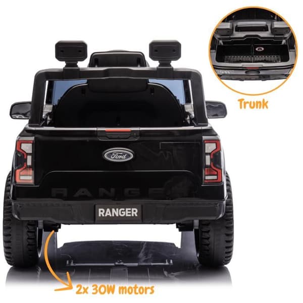 Barnens Elbil 12V - Ford Raptor - 1 till 5 år - Svart