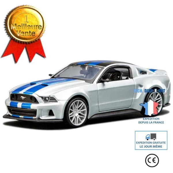 TD® Diecast Alloy Race Car Model 1:24 Ford Mustang GT Collection Leksaker Dekoration - Julklapp för män Barn