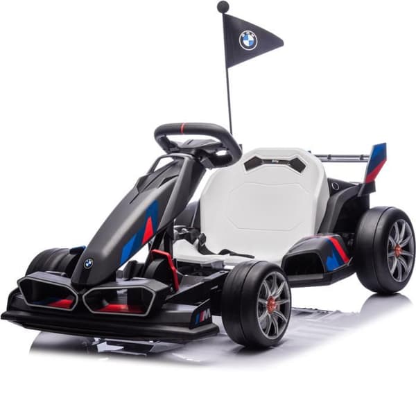 El-Gokart för Barn BMW - 24V - 5 till 12 år - Driftfunktion - Grå