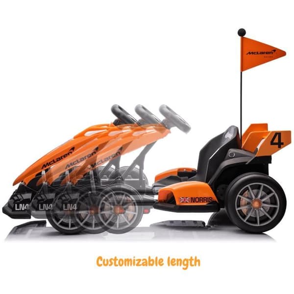 Elbil för barn McLaren - 24V - 5 till 12 år - Driftfunktion - Orange
