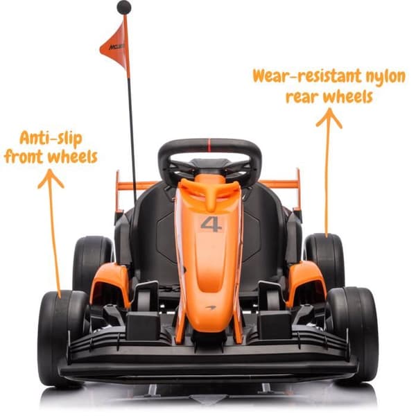 Elbil för barn McLaren - 24V - 5 till 12 år - Driftfunktion - Orange