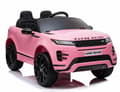 Miniatyrbild 4 av 8: Range Rover Evoque Elbil till barn Pink m/Lithium  + 4x12V + Gummihjul