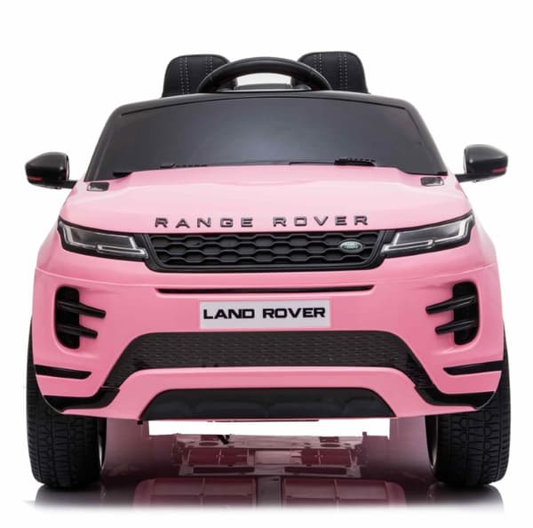 Range Rover Evoque Elbil till barn Pink m/Lithium  + 4x12V + Gummihjul