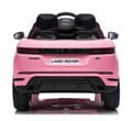 Miniatyrbild 7 av 8: Range Rover Evoque Elbil till barn Pink m/Lithium  + 4x12V + Gummihjul