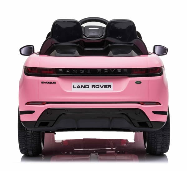Range Rover Evoque Elbil till barn Pink m/Lithium  + 4x12V + Gummihjul
