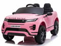 Miniatyrbild 8 av 8: Range Rover Evoque Elbil till barn Pink m/Lithium  + 4x12V + Gummihjul
