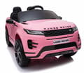 Miniatyrbild 1 av 8: Range Rover Evoque Elbil till barn Pink m/Lithium  + 4x12V + Gummihjul