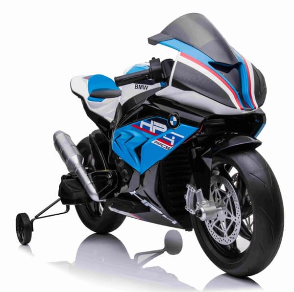 BMW HP4 EL Motorcykel XL för barn 12V Lithium, Blå