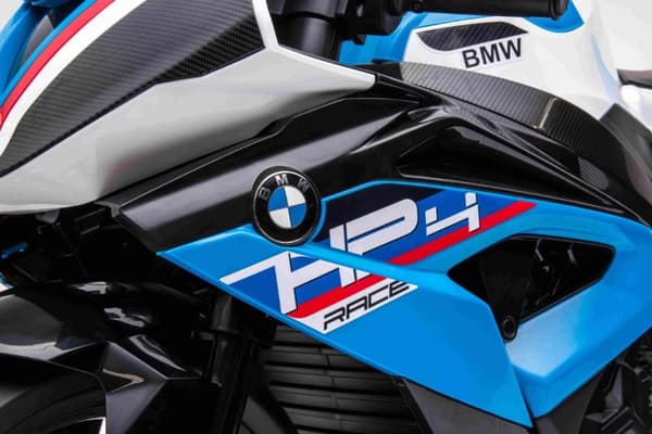 BMW HP4 EL Motorcykel XL för barn 12V Lithium, Blå