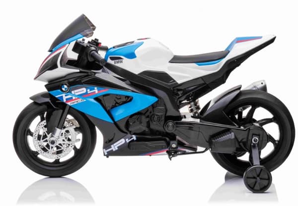 BMW HP4 EL Motorcykel XL för barn 12V Lithium, Blå
