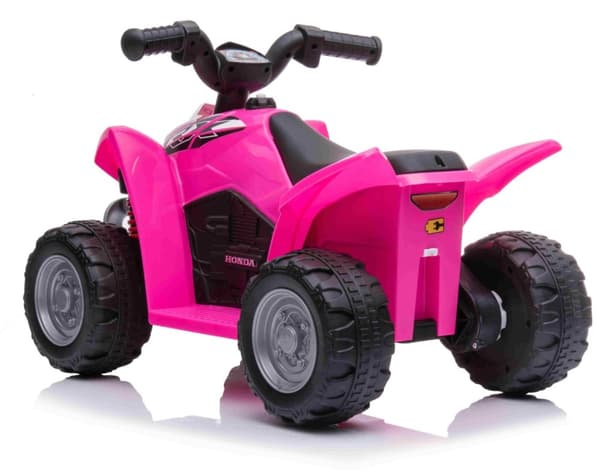 Honda TRX250X EL-ATV för barn med 7,2V Lithium + Lädersäte, Pink