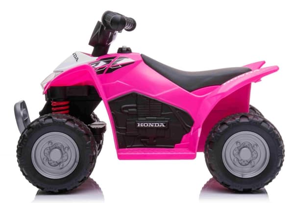 Honda TRX250X EL-ATV för barn med 7,2V Lithium + Lädersäte, Pink