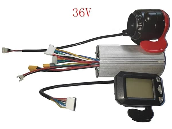 Sähköpotkulautojen ohjain, LCD-näyttö, 250W teho,36V