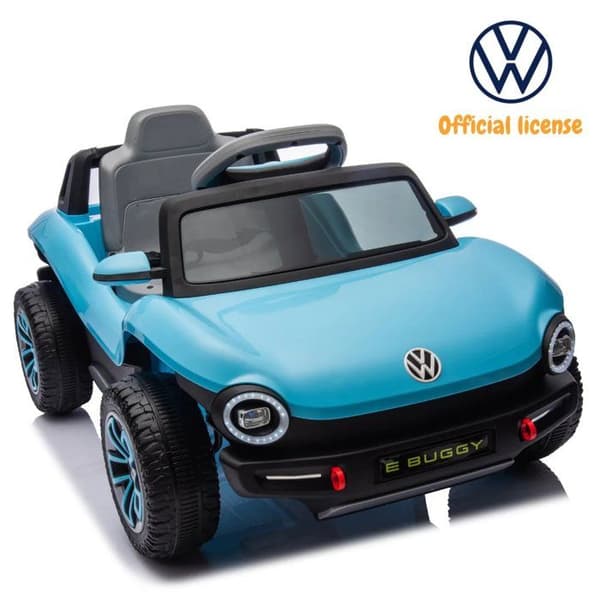 Elbil för Barn 12V - Volkswagen E-Buggy - 1 till 5 år - Blå