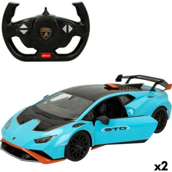 NC Radiostyrd Bil Lamborghini Huracán Sto Blå 1 14 (2 Enheter)