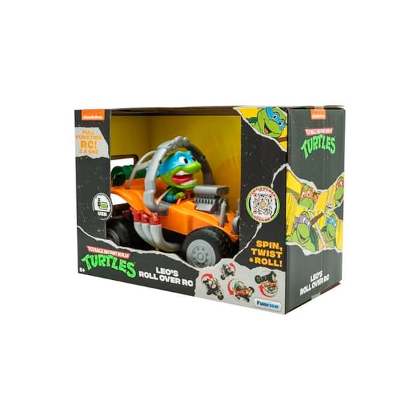 Teenage mutant ninja - 71136 - Turtles- Leonardo TMNT Remote Control Car Leo's Roll Over RC Classic,
