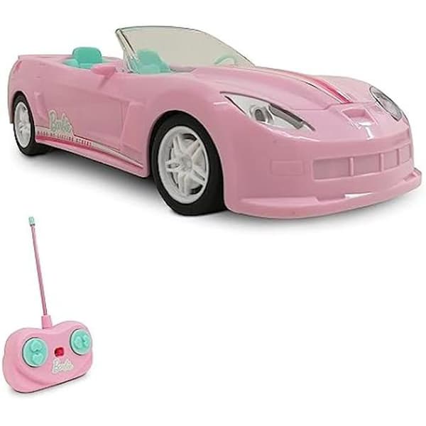 Barbie Mini Car radiostyrd bil - Skala 1:24 - 2,4 GHz - 63758, Rosa - MONDO