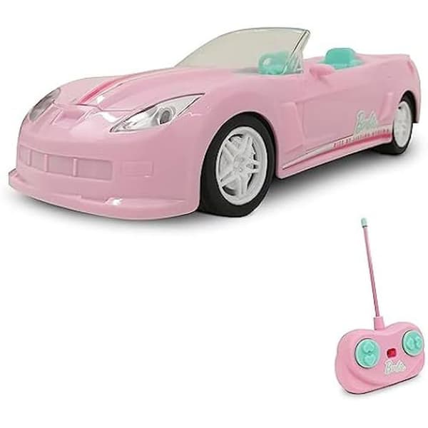 Barbie Mini Car radiostyrd bil - Skala 1:24 - 2,4 GHz - 63758, Rosa - MONDO