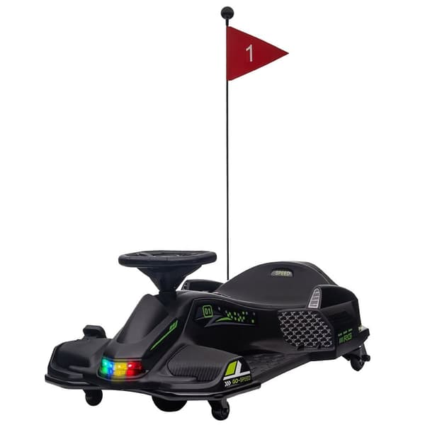 Elektrisk Go-Kart för barn, 90x53x99 cm, Svart